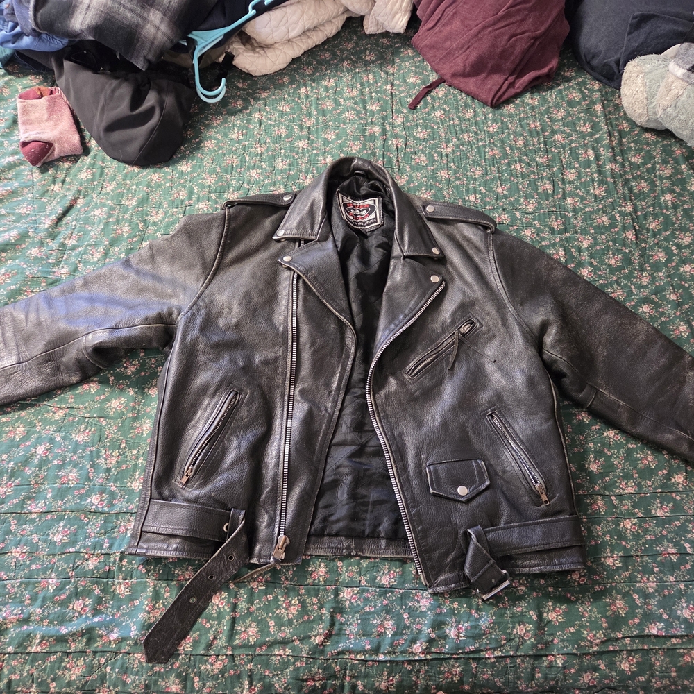 Classic Black Leather Jacket